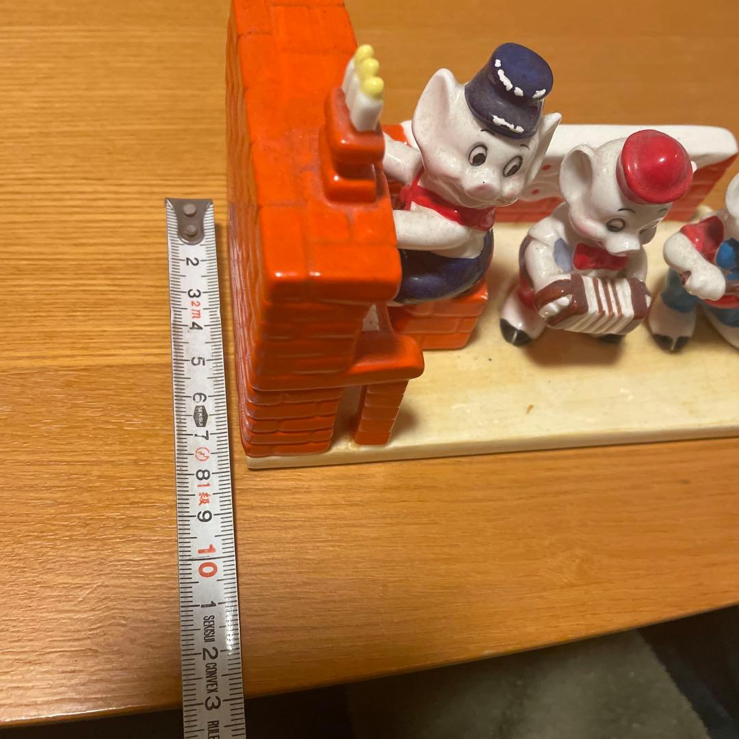 三匹のこぶた　陶器