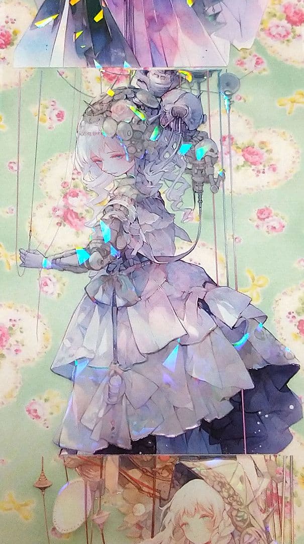 廃盤品✩J846＃机械木偶(贝壳光)十五行詩切り売り海外人物女の子AIマステ