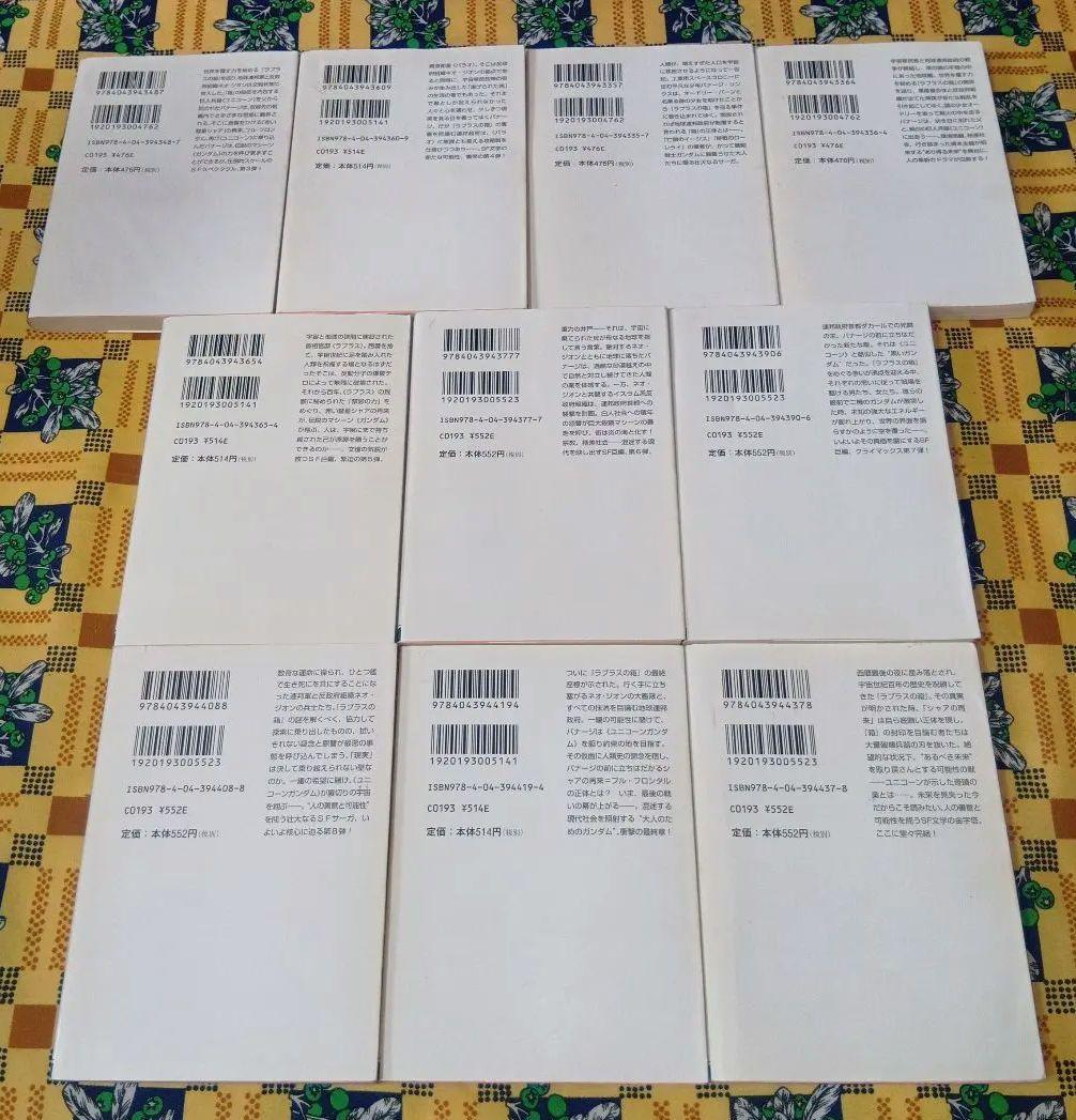 機動戦士ガンダム 全巻セット 逆襲のシャア ユニコーン 閃光のハサウェイ