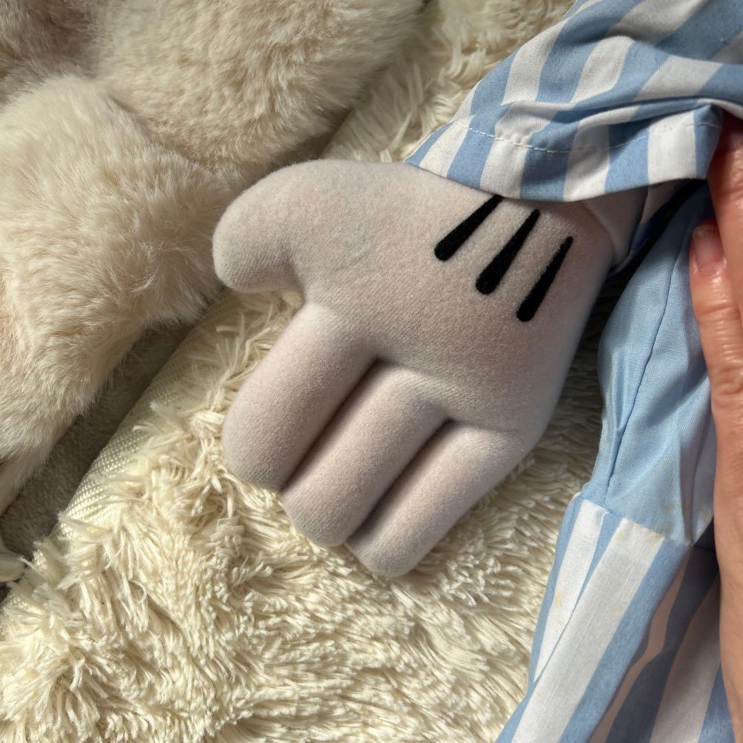 ミッキーマウス ぬいぐるみ パジャマ入れ　昭和　オールドディズニー　アンティーク