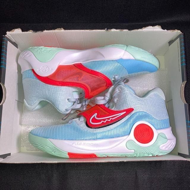 KD TREY 5 X 水色 ライトブルー 白 ホワイト レッド 26.5cm