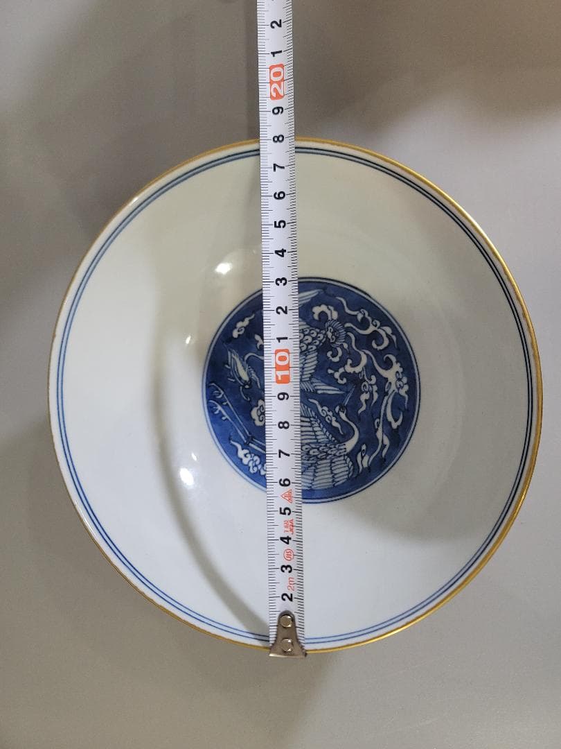 古美術 仿古金蘭手纏枝蓮花紋碗 共箱 茶道具