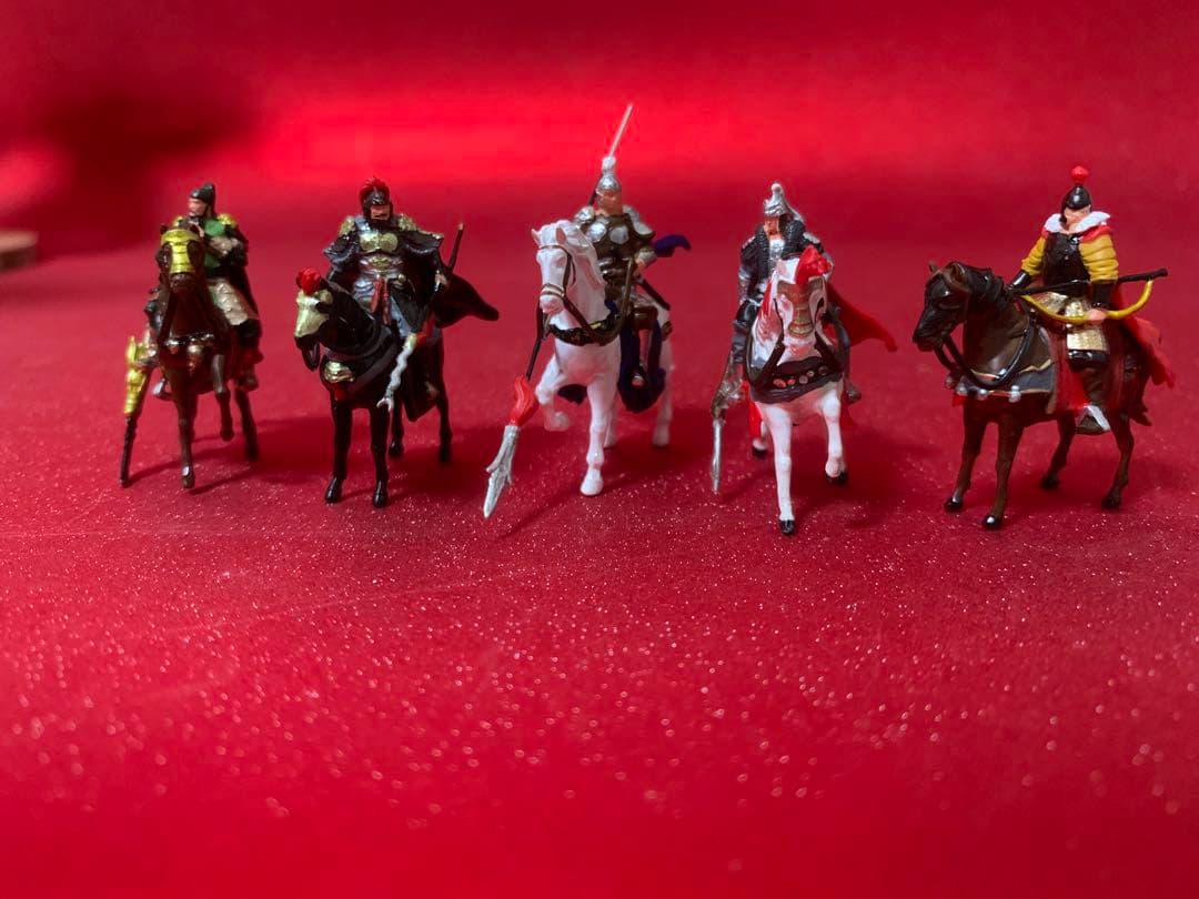 三国志　五虎大将出陣　フィギュア　1／80