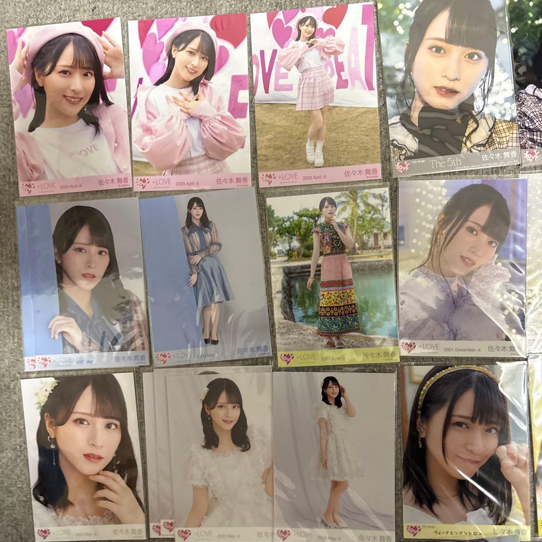 H*様 イコラブ 佐々木舞香 生写真 まとめ売り コンプあり 57枚