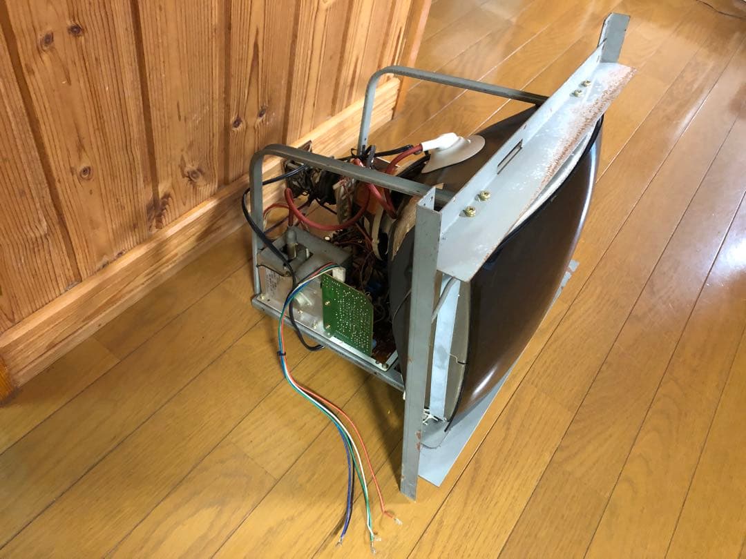 当時物 アーケードゲームブラウン管カラーモニター 日立製 動作未確認