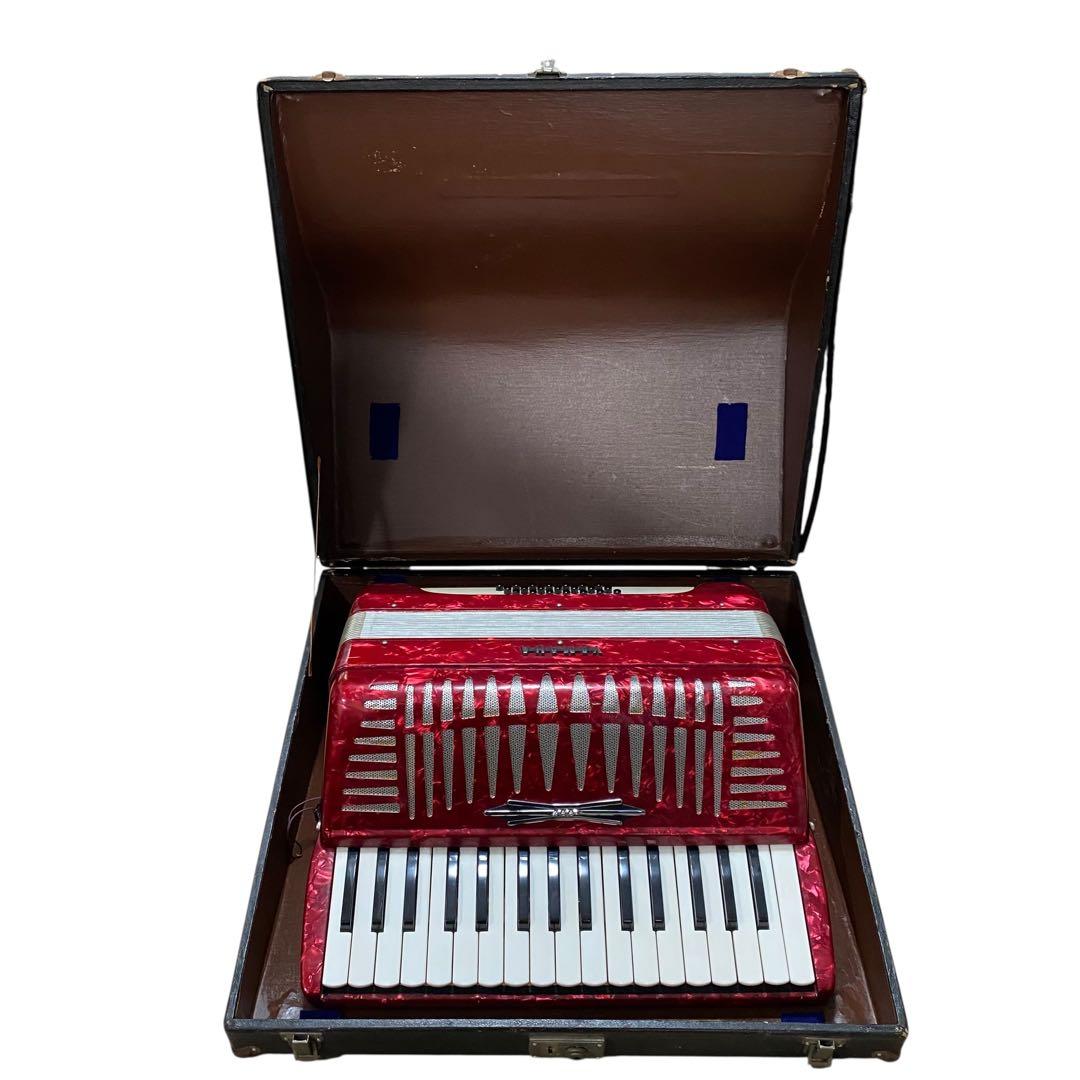 【良品】YAMAHA アコーディオン YA-18 ハードケース付　30鍵盤