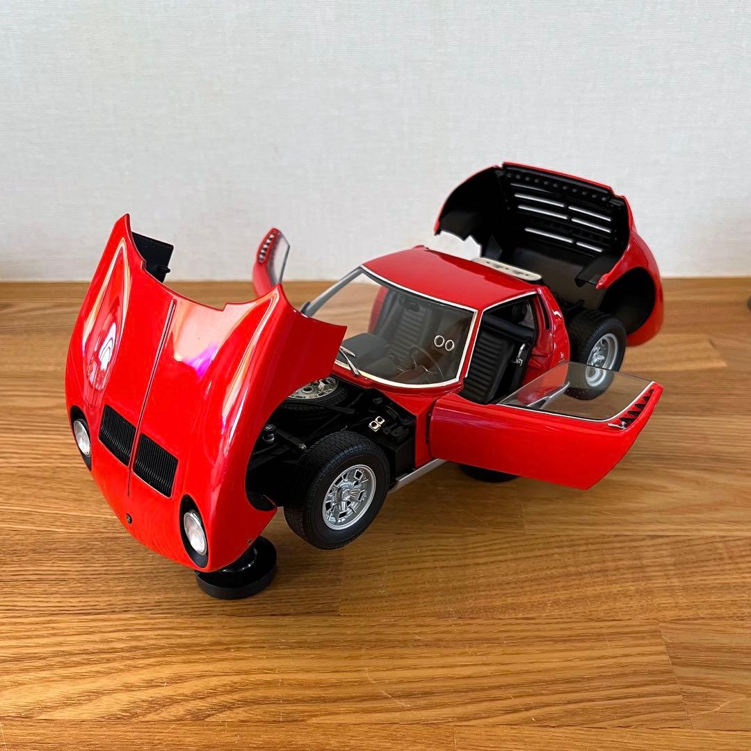 【ミニカー 美品】オートアート 1/18 ランボルギーニ ミウラ SV