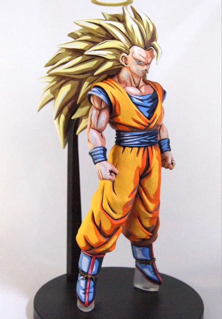 ドラゴンボール　孫悟空3 リペイントフィギュア　2次元　スーパーサイヤ人3