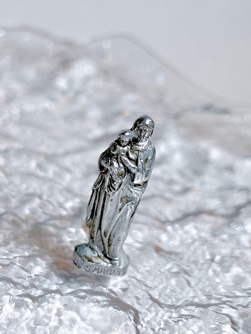 レア　貴重　アンティーク　聖母マリア　ミニマリア像　握りマリア　キリスト