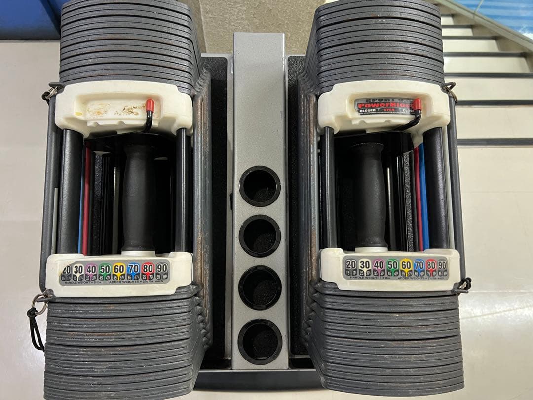 パワーブロック　専用スタンド付き　ゴールドジム　タフスタッフ