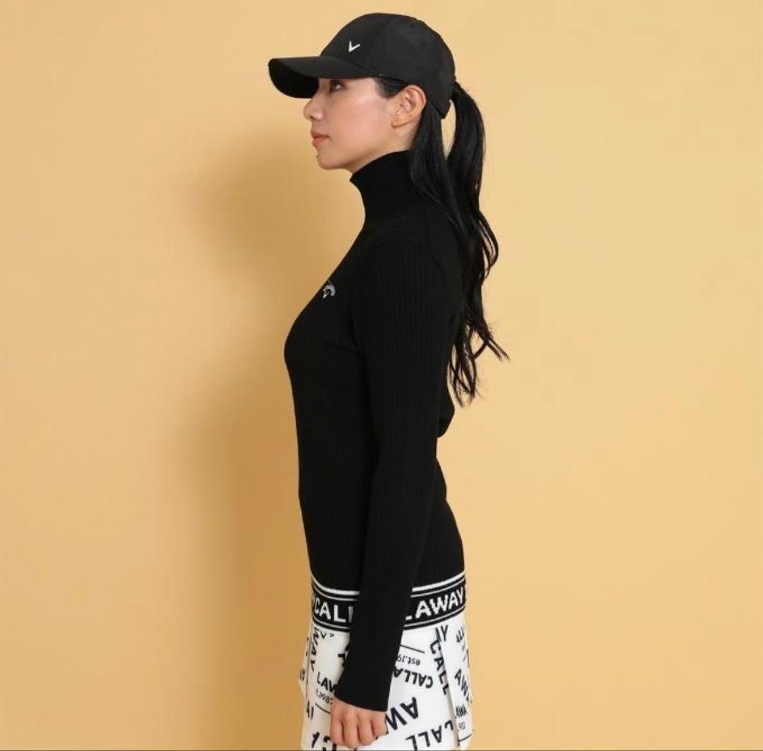 キャロウェイ　ブラック タートルネック セーター 新品　タグ付き