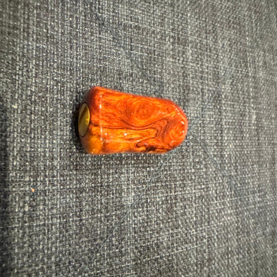 わたらせ樹脂工房　花梨紅白滑り止め　　シマノ用　右巻き　実釣り未使用