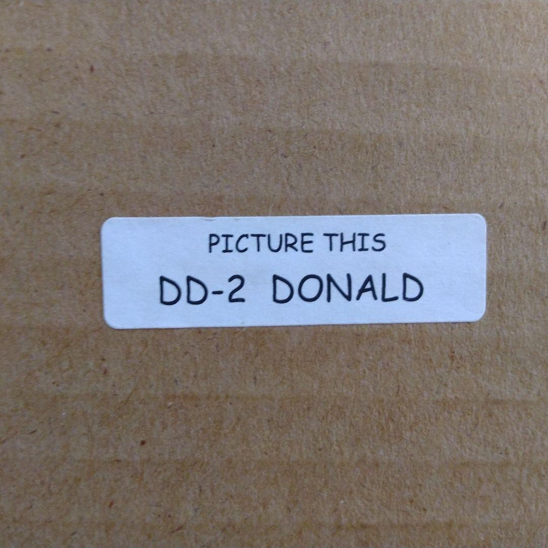 ディズニー系列ホテルで使用されていた額縁入ドナルドダックポスター【鑑定書付】