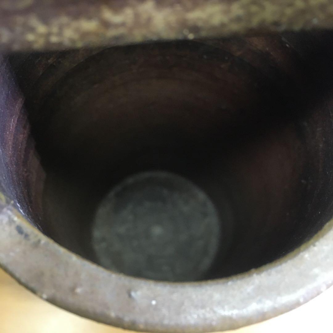 備前焼 手桶花入  伊勢崎満