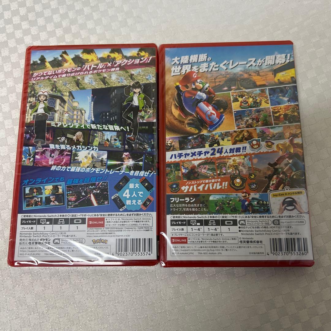 ポケモンレジェンズ マリオカートワールド　スイッチ2 カセット　☆新品、未開封