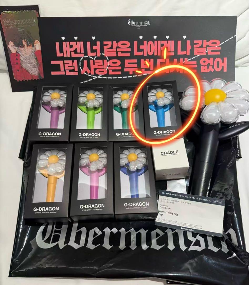 G-DRAGON ミニライト 韓国限定　SKY BLUE