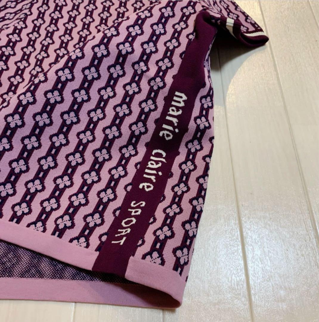 新品■22,880円【マリクレール 】レディース　半袖セーター 、スカート L