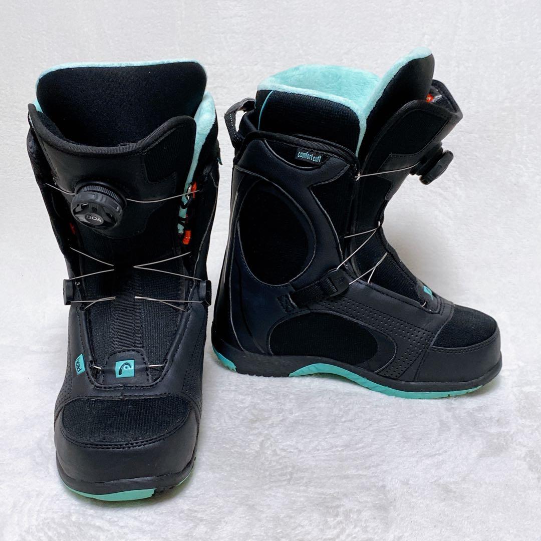 美品　HEAD　スノーボードブーツ　STRIKEBOA　24cm　ミントグリーン