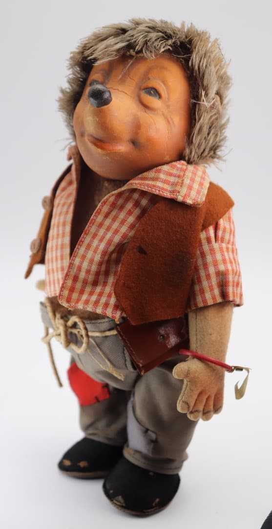 STEIFF \"MECKI\" 28cm ハリネズミのアンティークドール