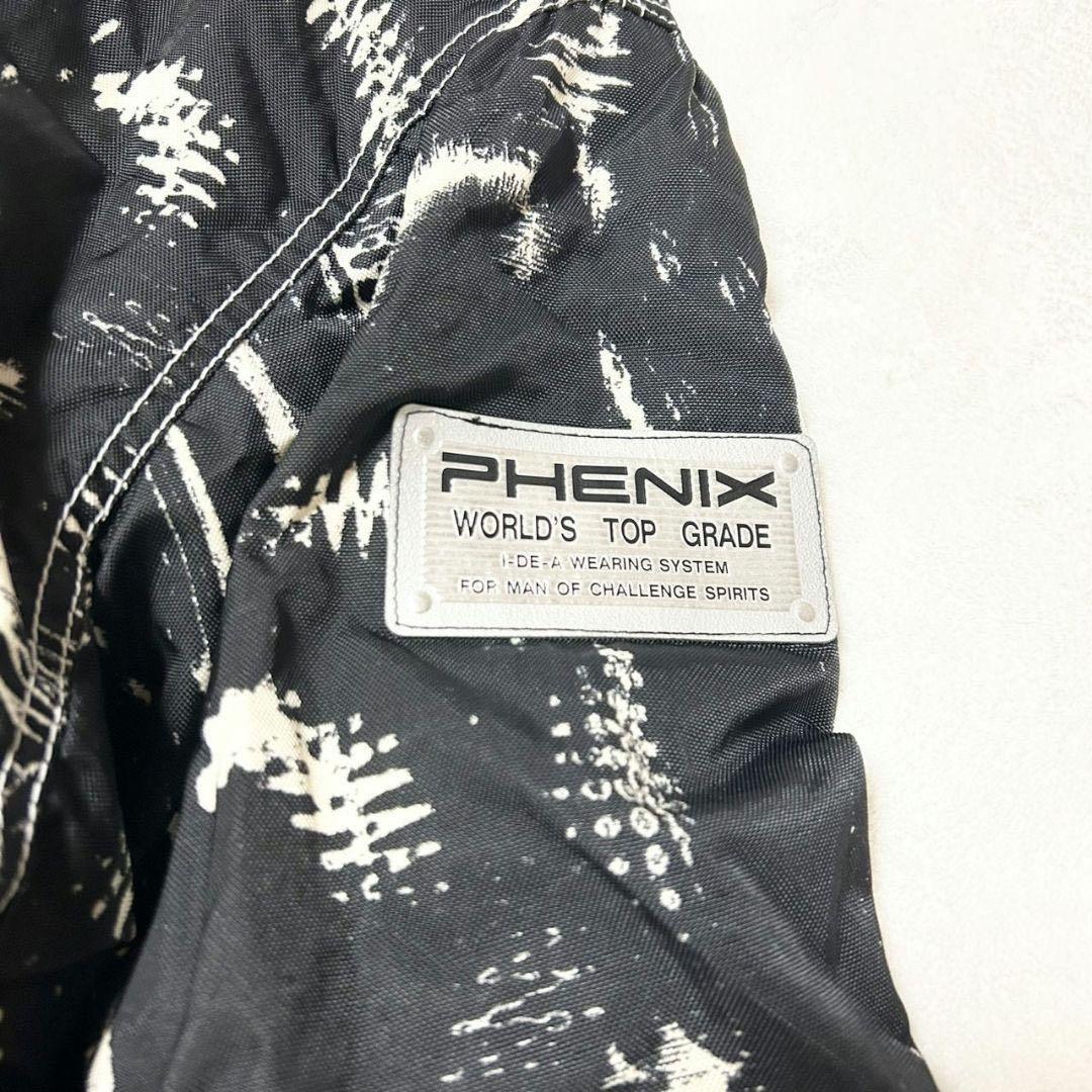 フェニックス【O】スノーボードウェア スキー ジャケット 総柄 ブラック Y2K