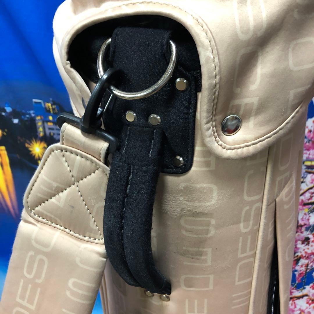 寶BV-1119 デサント キャディバッグ ベージュ　カート式 6分割