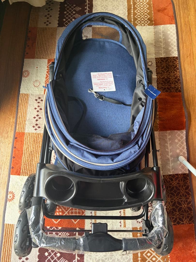 ペットパラダイス　ペットカート　ドリンクホルダー付き