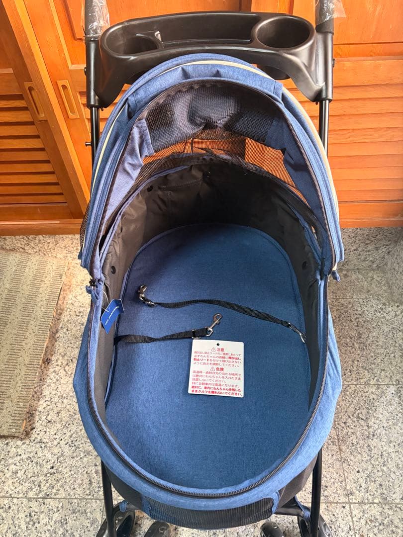 ペットパラダイス　ペットカート　ドリンクホルダー付き