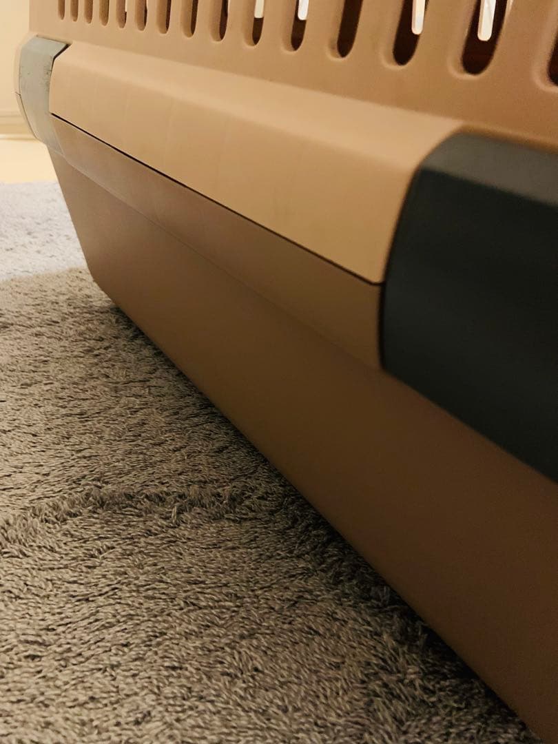 リッチェル キャンピングキャリーシングルドア Mサイズ　ブラウン