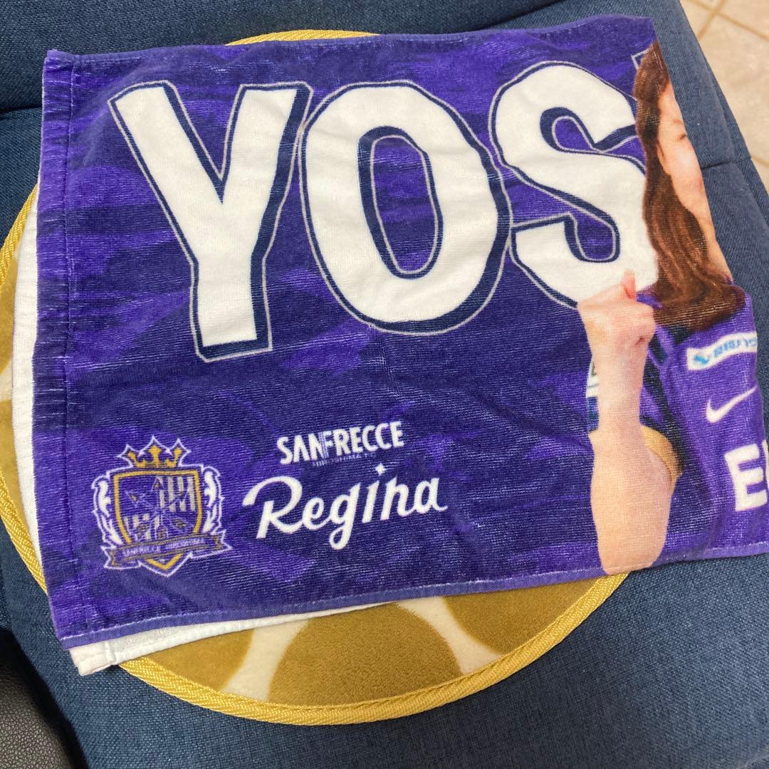 おみさん専　サンフレッチェ広島レジーナ中嶋淑乃サイン入りタオルマフラー