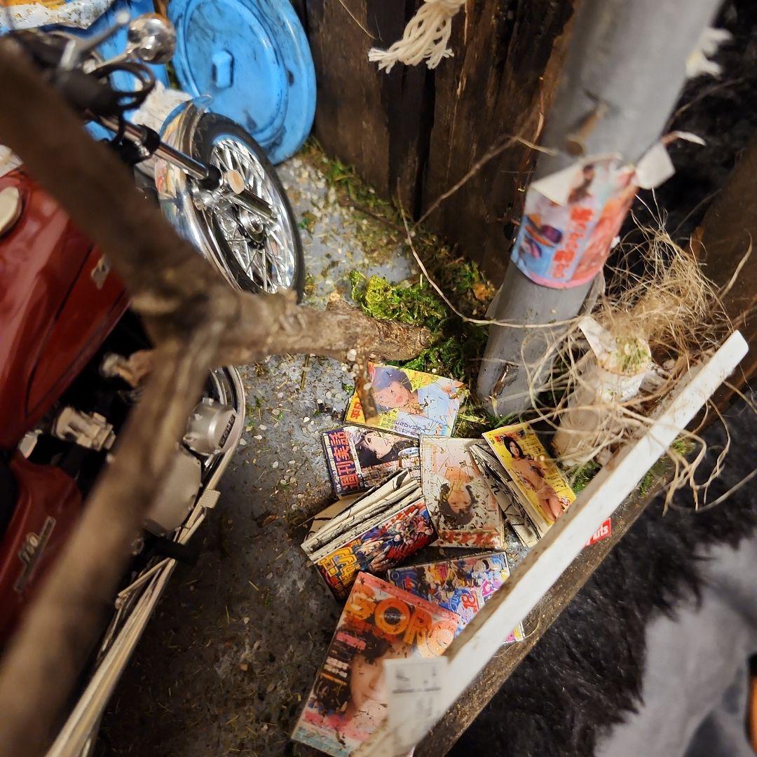 昭和　レトロ自販機　ジオラマ　1/12 Z2　ホーロー看板