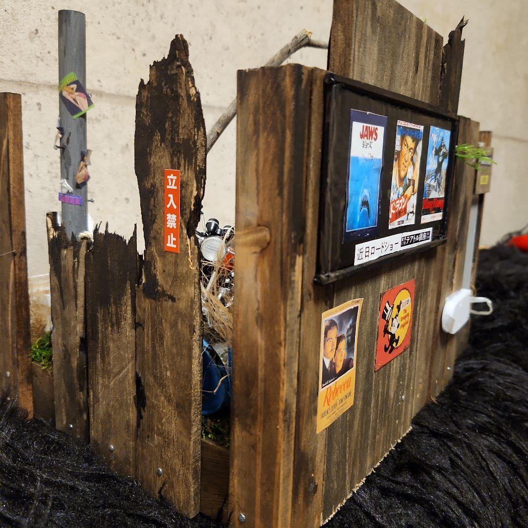 昭和　レトロ自販機　ジオラマ　1/12 Z2　ホーロー看板