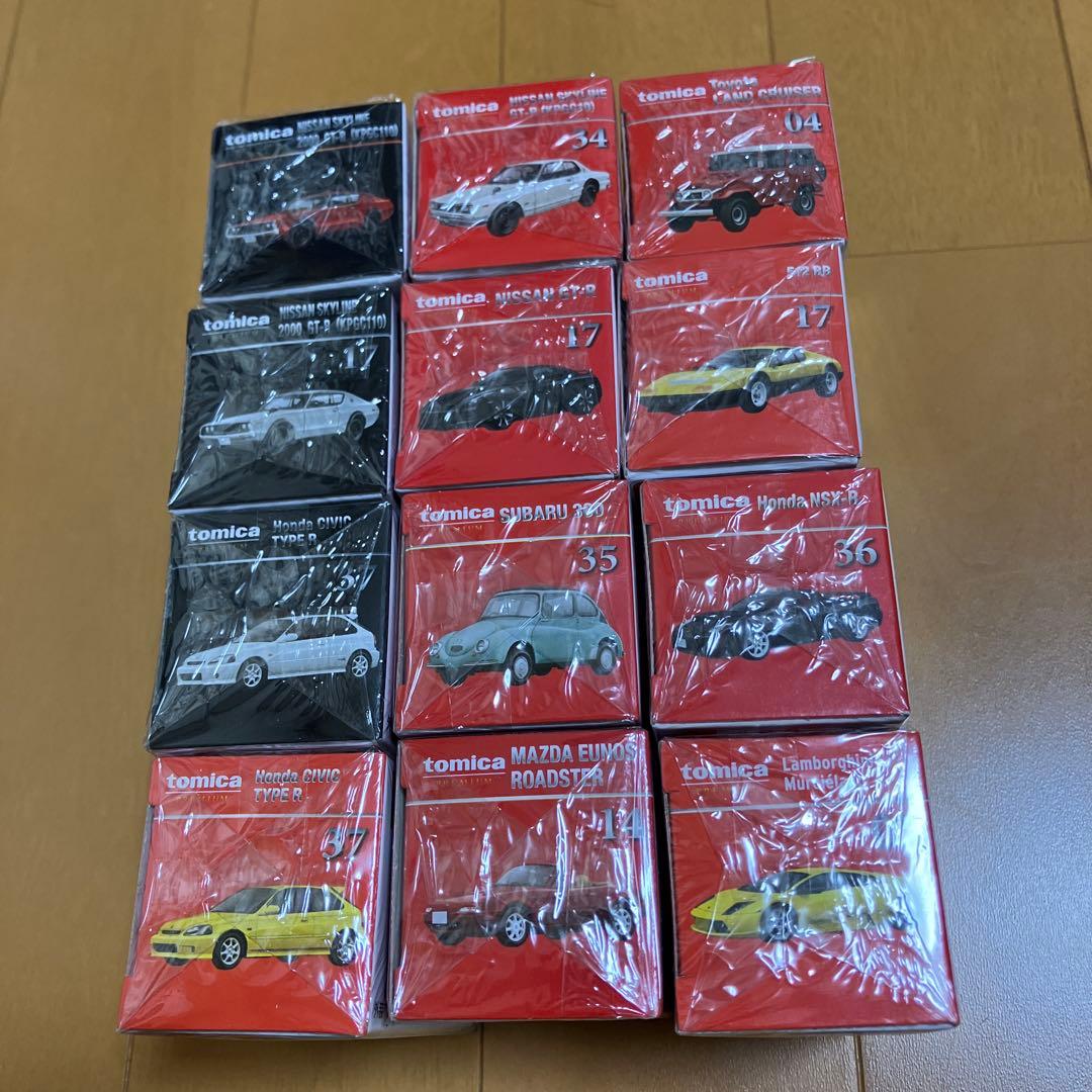すん トミカプレミアム 12台セット 廃盤 絶版 希少 レア