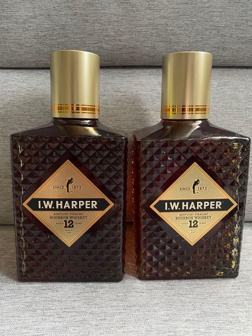 未開封 I.W.HARPER 12年IWハーパー12年 750ml 箱付き　4本