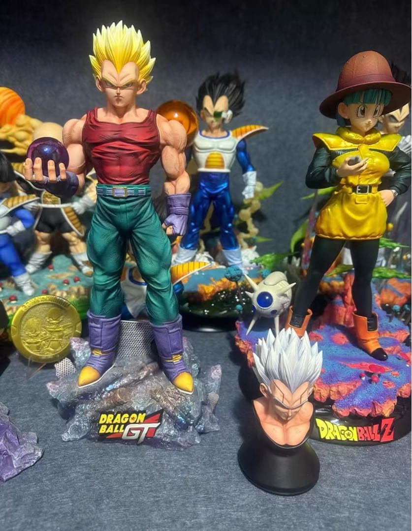 ドラゴンボール ベジータ ガレージキット ガレキ スタチュー①③