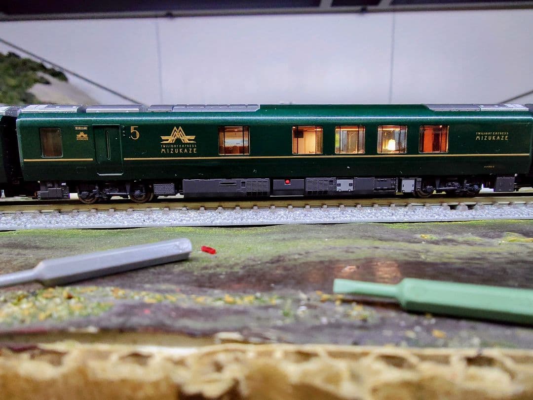 TOMIX トワイライトEXPRESS 瑞風　97912 室内表現シート付き