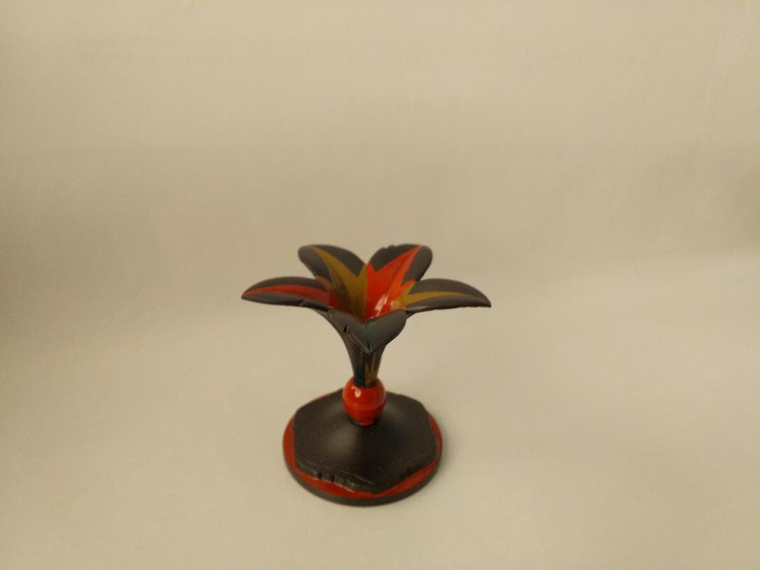 色繪 突羽根蓋置 高岡銅器 金森彦兵衛 作 蓋置 茶道具 逸品 共箱 栞 新品