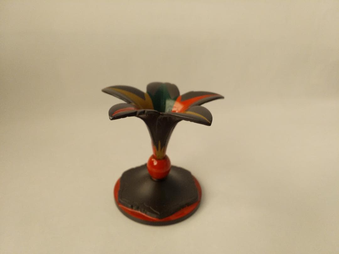 色繪 突羽根蓋置 高岡銅器 金森彦兵衛 作 蓋置 茶道具 逸品 共箱 栞 新品