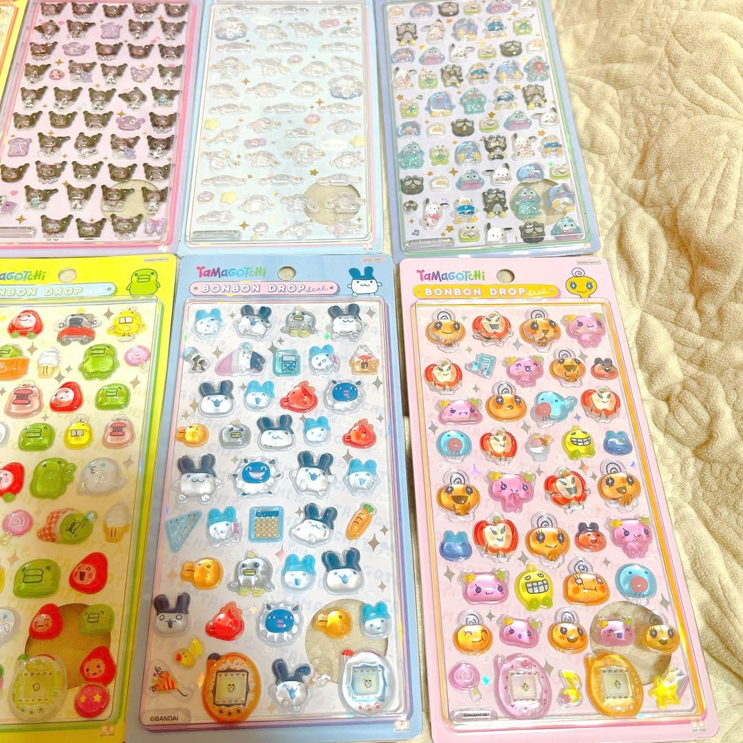 ボンボンドロップシール サンリオ たまごっち 全種 コンプリートセット