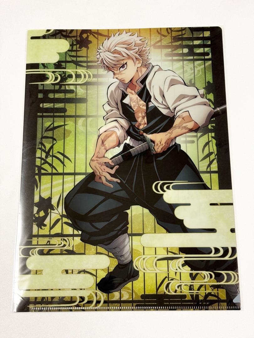 【鬼滅の刃】柱稽古編 ティザービジュアル クリアファイル 義勇 実弥