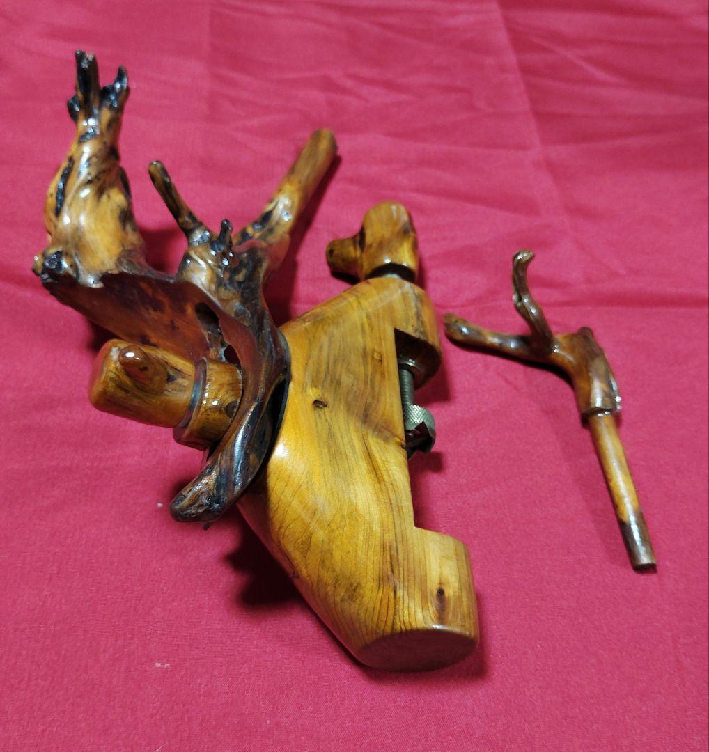 ヘラブナ釣り☆立ち枯れ杜松 万力☆竿枕付き94