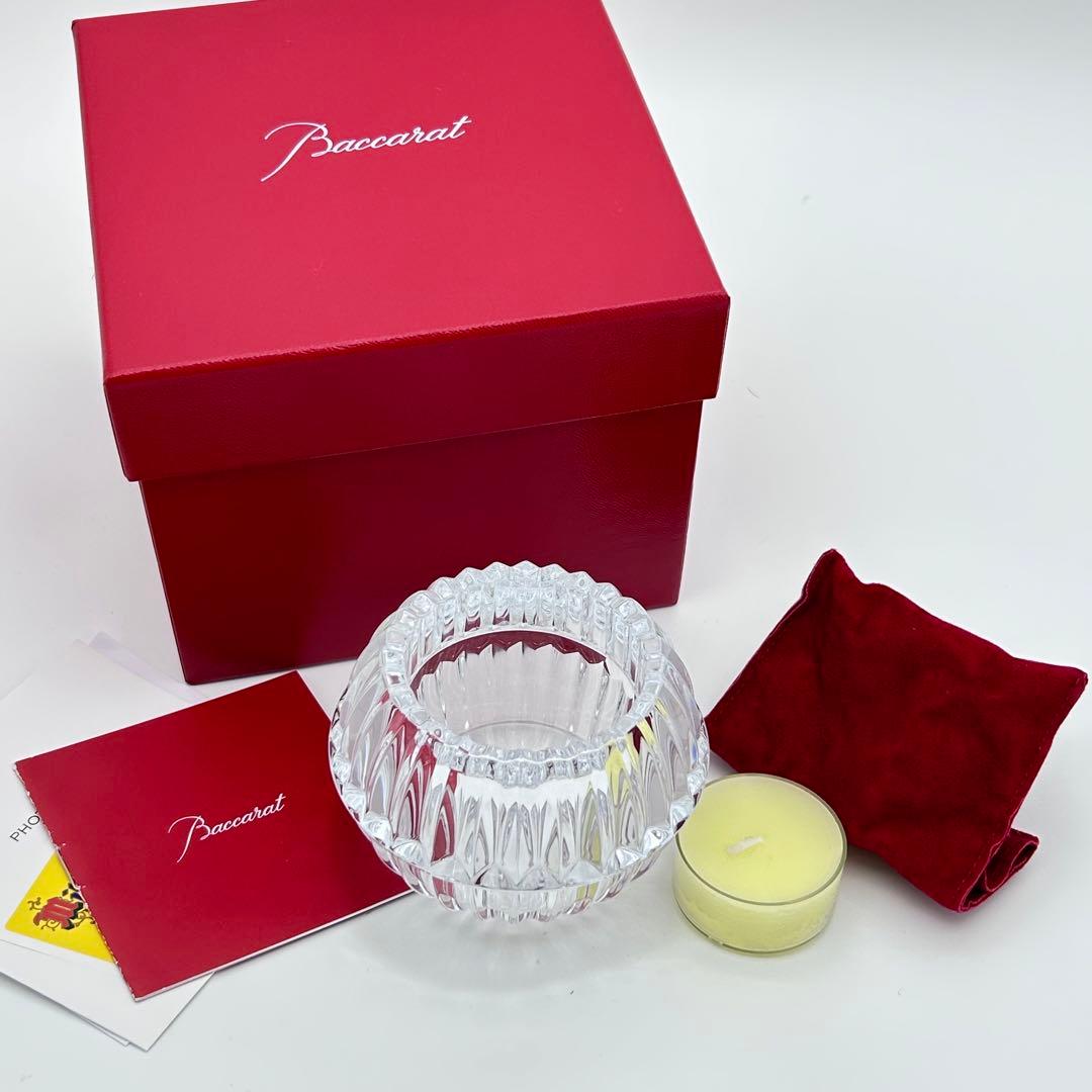 美品⭐️Baccarat バカラ キャンドル ホルダー ミルニュイ
