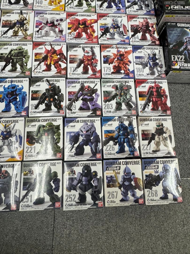 未開封GUNDAM CONVERGE フィギュアセット EX YOKOHAMA