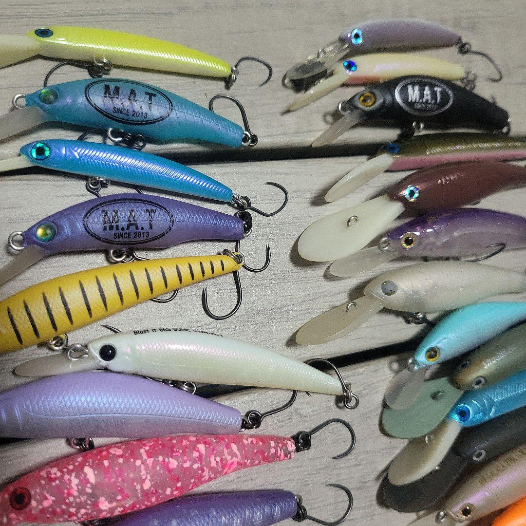 トラウト　ミノーセット　シャッド　MAT　ハンクル