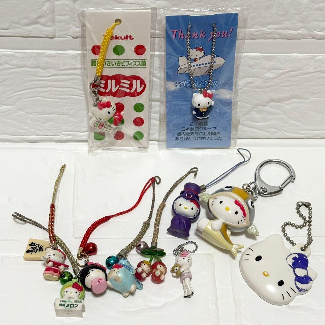 希少　ハローキティ　ご当地　根付け　ストラップ　キーホルダー　大量　まとめ売り