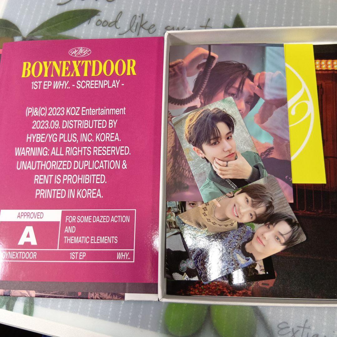 boynextdoor　プロモアルバム　非売品　サイン入り　ボネクド　WHY