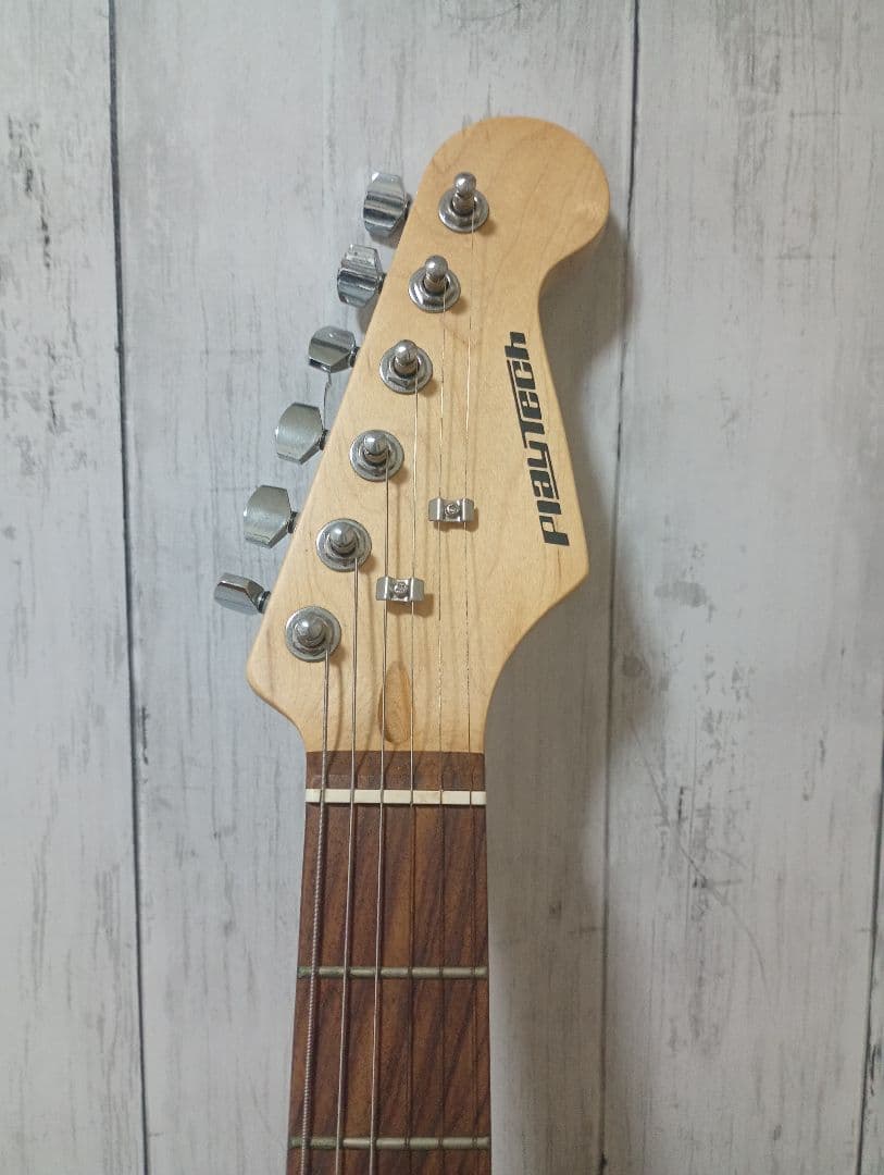 プレイテック サンバースト エレキギター ソフトケース付き その1