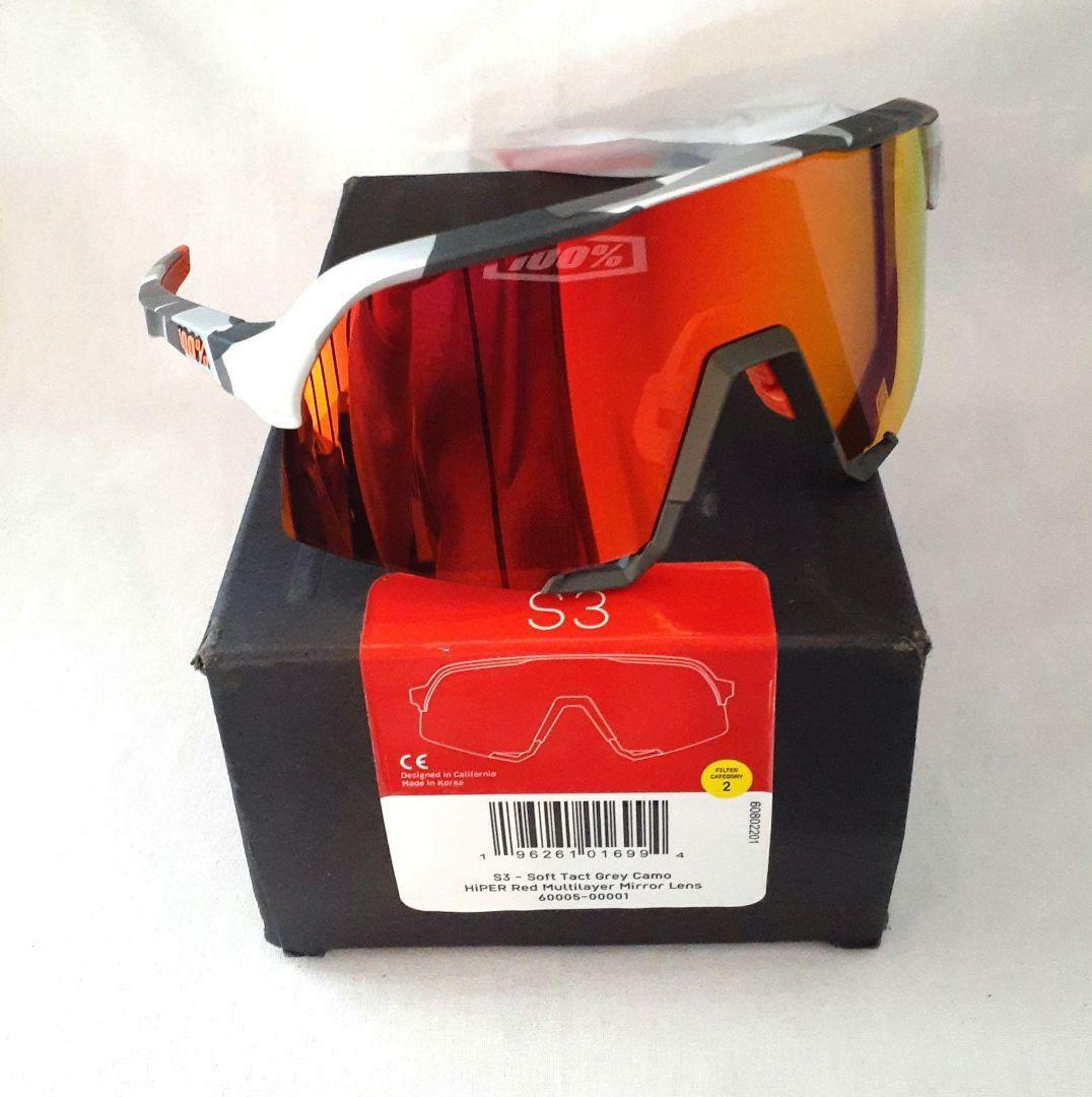 100% S3 Grey Camo ワンハンドレッド サングラス