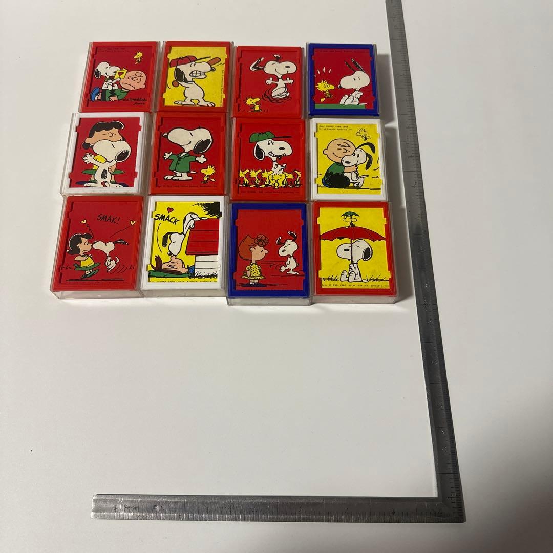 【希少ヴィンテージ】スヌーピー 森永チャミーチョコレート 空き箱 12個