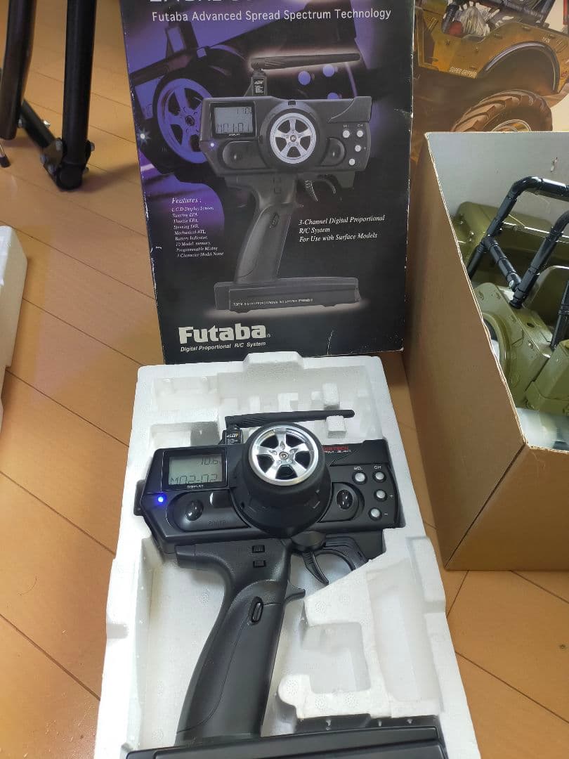 タミヤ　ワイルドウイリー2 とフタバ3PMプロポ　中古　ジャンク扱い