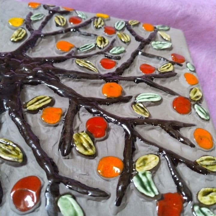 Jie Gantofta ジイ・ガントフタ リンゴの木 陶板 SWEDEN 新品